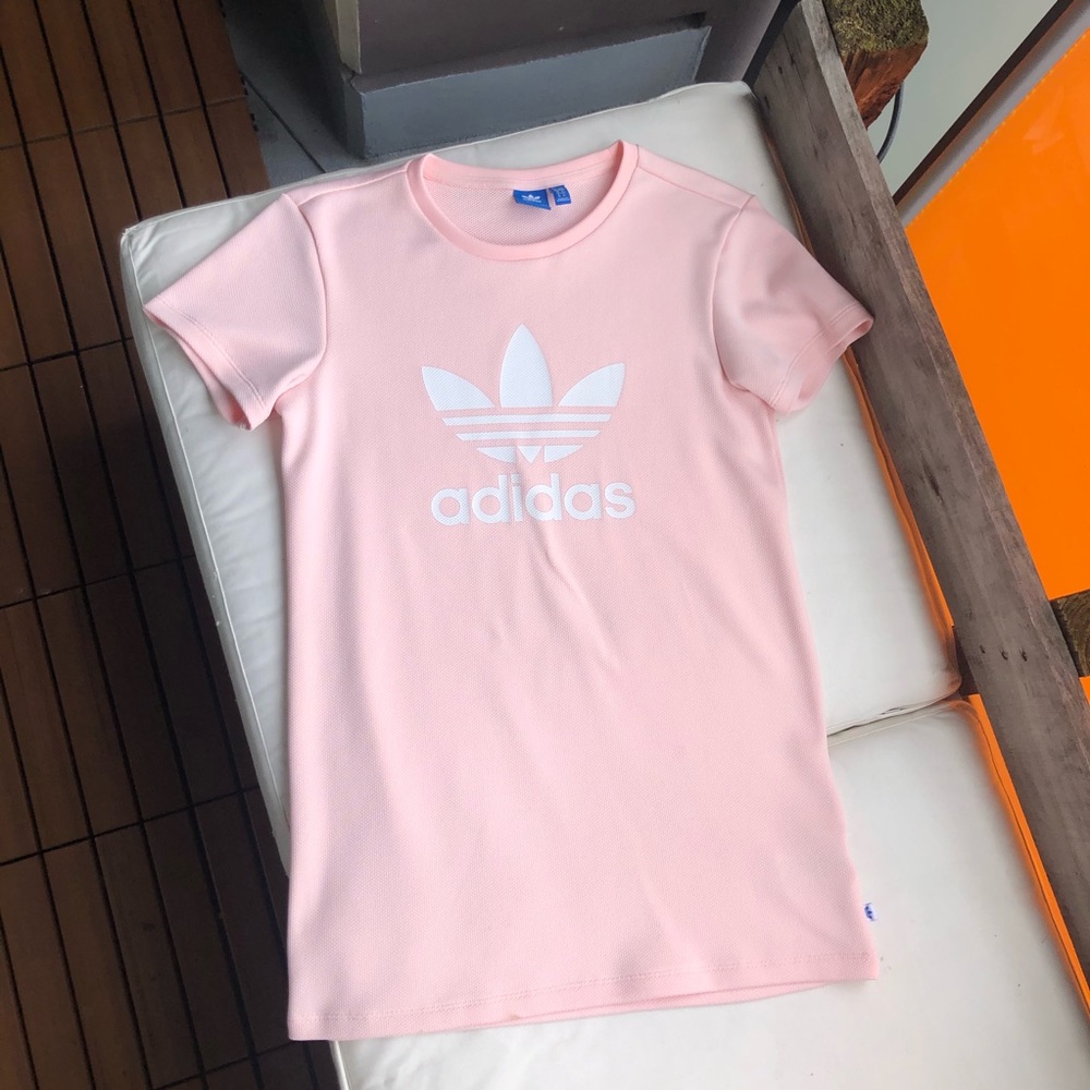 Adidas Trefoil Tee Dress - Picture 8 of 10